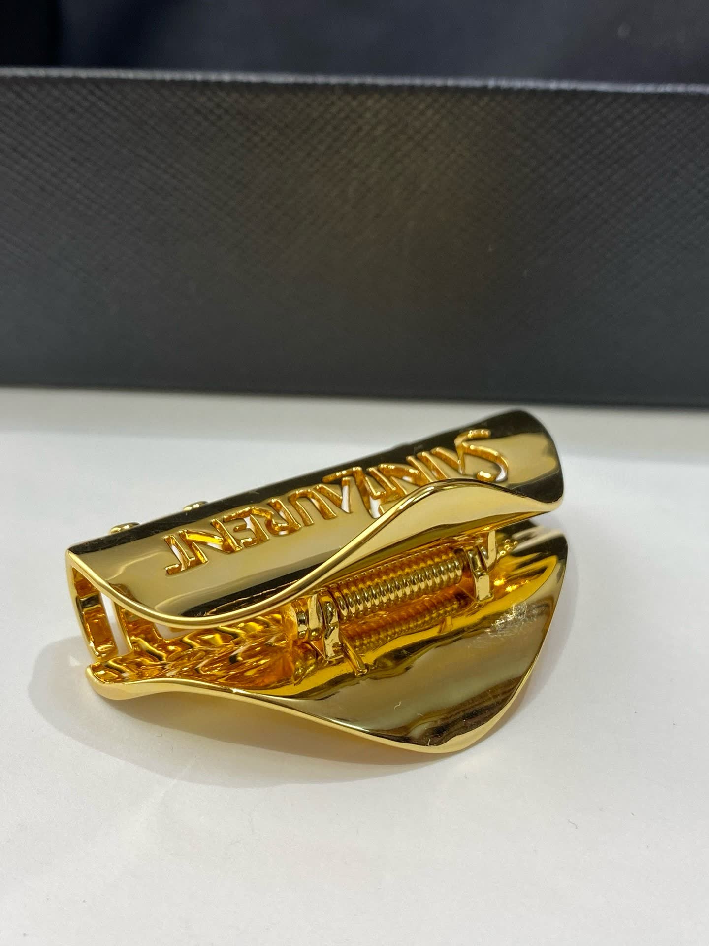 YSL Saint Laurent Gold Hair Clip
